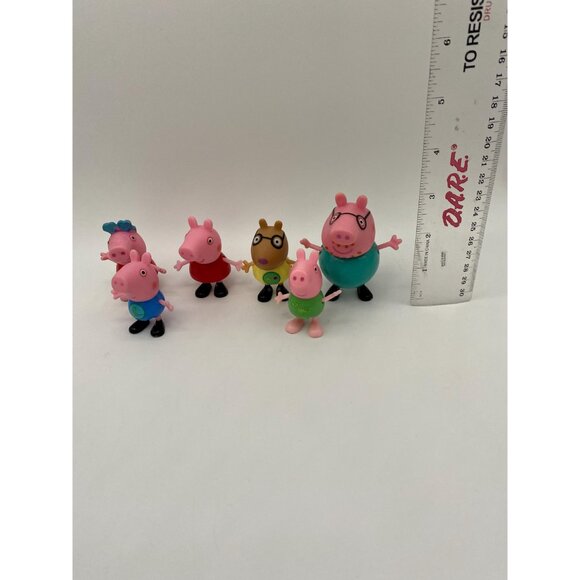2003 Peppa Pig Mixed Lot of Characters Set of 6 Toys - Picture 5 of 6